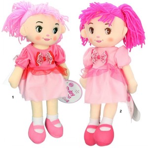 PARTY RAG DOLL 36cm ASSORTED